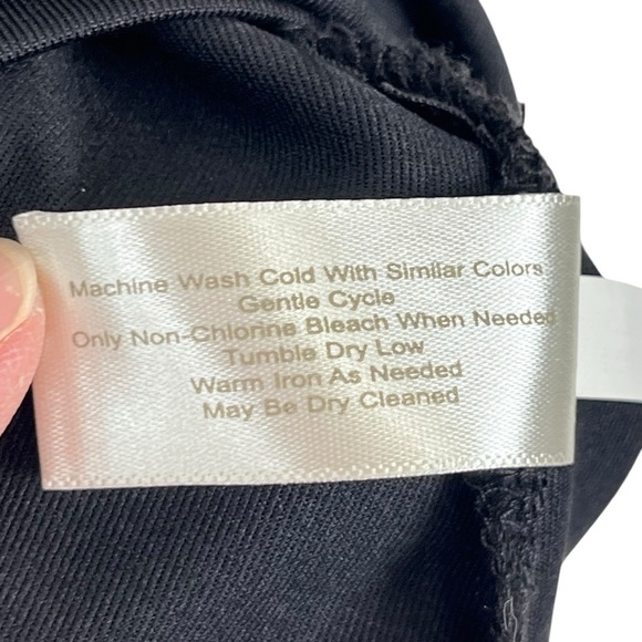 Boston Proper Black Ruched Strappy Camisole – Size S Stretch Nylon Blend - Picture 7 of 10